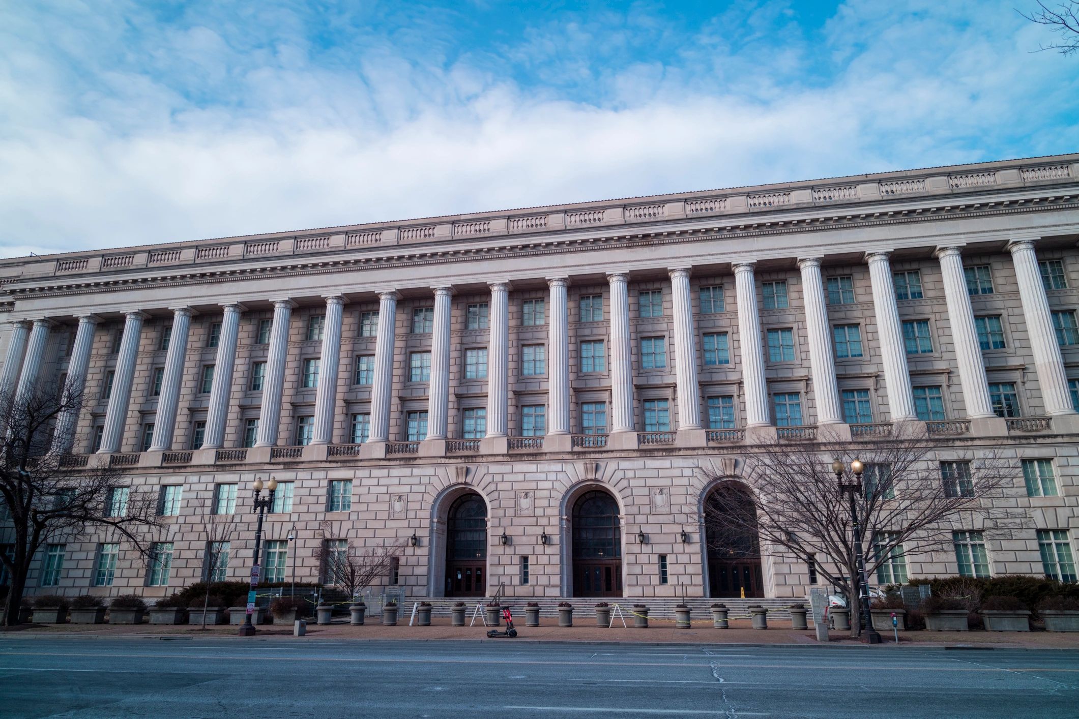 Government building representing public policy coverage