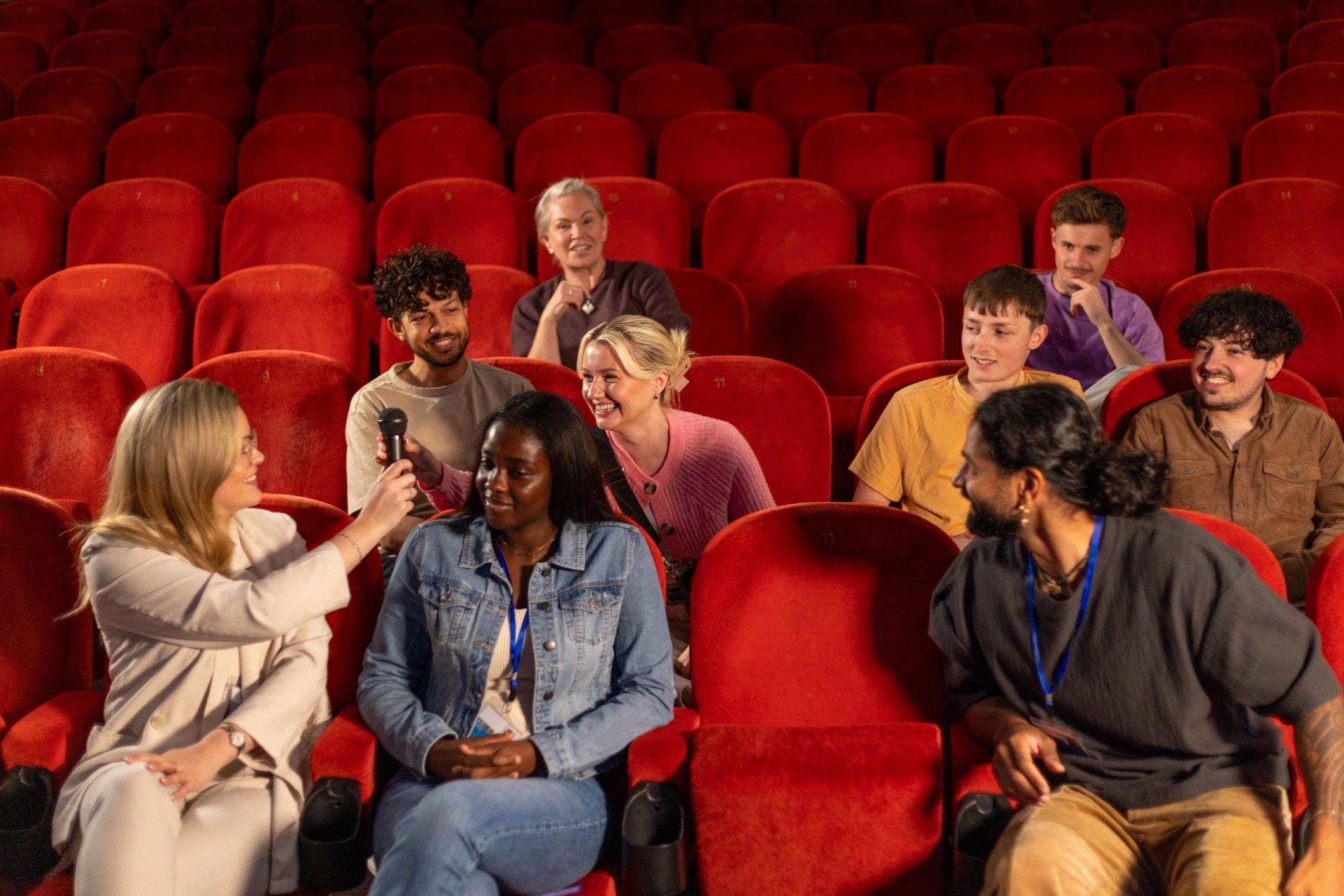 Audience at a live entertainment event